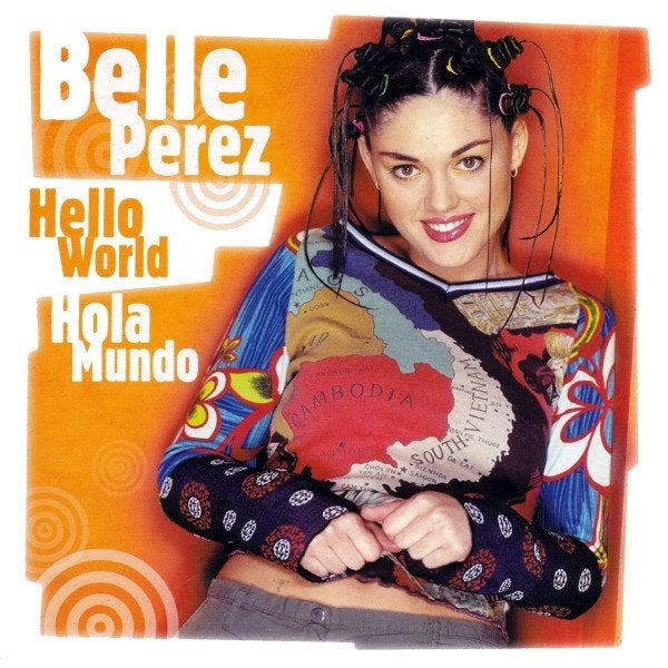BELLE PEREZ CD SINGLE HELLO WORLD HOLA MUNDO, Ophalen of Verzenden, Zo goed als nieuw, Pop