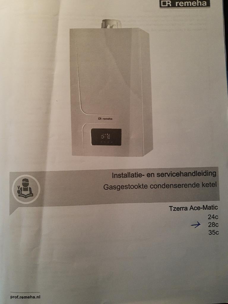 Remeha Tzerra Ace-Matic 28 C, Ophalen, 30 tot 80 cm, Hoog rendement (Hr), Cv-ketel of Combi-ketel