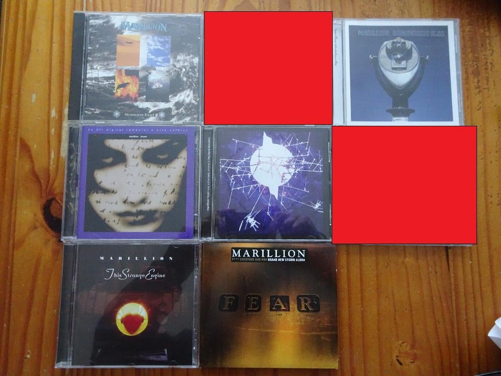 Marillion cds: FEAR + Happiness is the Road vol. 2 + Brave, Ophalen of Verzenden, Zo goed als nieuw