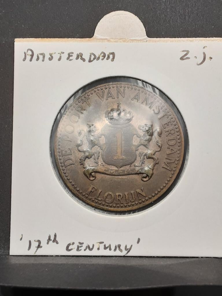 Penning Amsterdam, Ophalen of Verzenden, Overige materialen, Nederland