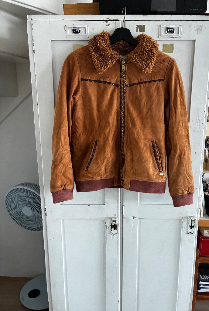 Suéde winterjas van Scotch & Soda - maat 14 (164), Meisje, Ophalen of Verzenden, Zo goed als nieuw, Scotch & Soda