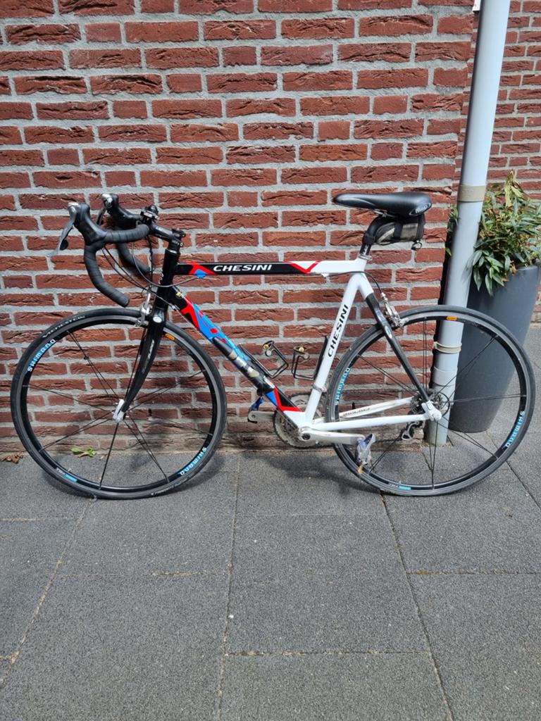 Chesini vintage racefiets, Gebruikt, Aluminium, 15 tot 20 versnellingen, 53 tot 57 cm