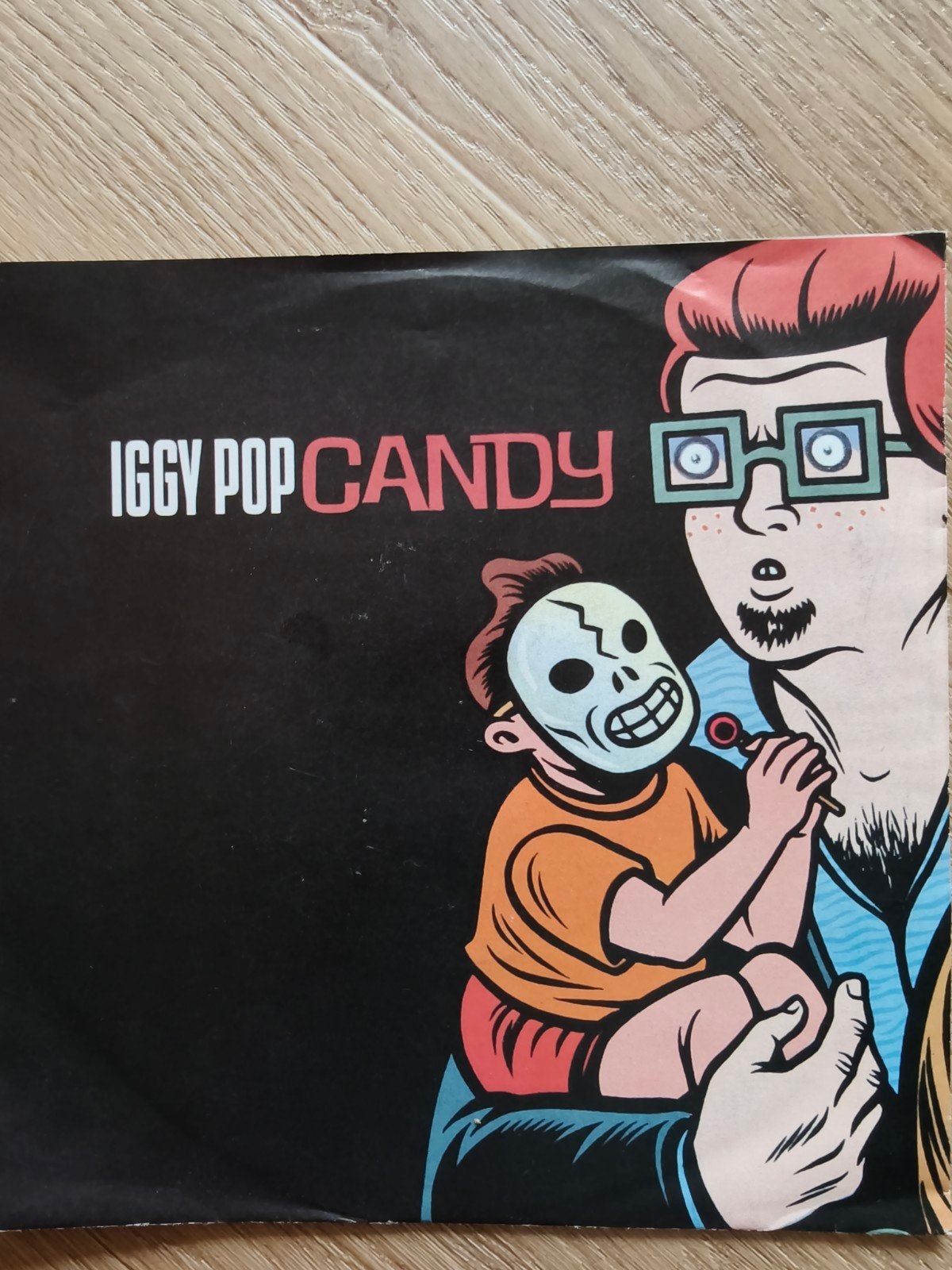 Iggy Pop - Candy / Pussy Power (Acoustic Demo Version) 7 inc, Gebruikt, 7 inch, EP, Rock en Metal