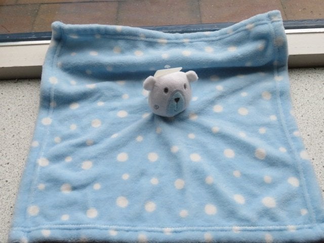 Knuffeldoek beer licht blauw sterrenprint van Primark Baby, Beer, Blauw, Ophalen of Verzenden, Zo goed als nieuw