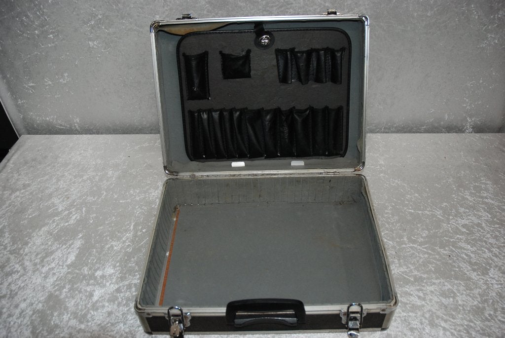 Koffer 45x35x14cm zwart/zilver   <25252210>, Gebruikt, ., Drums of Percussie, Ophalen of Verzenden