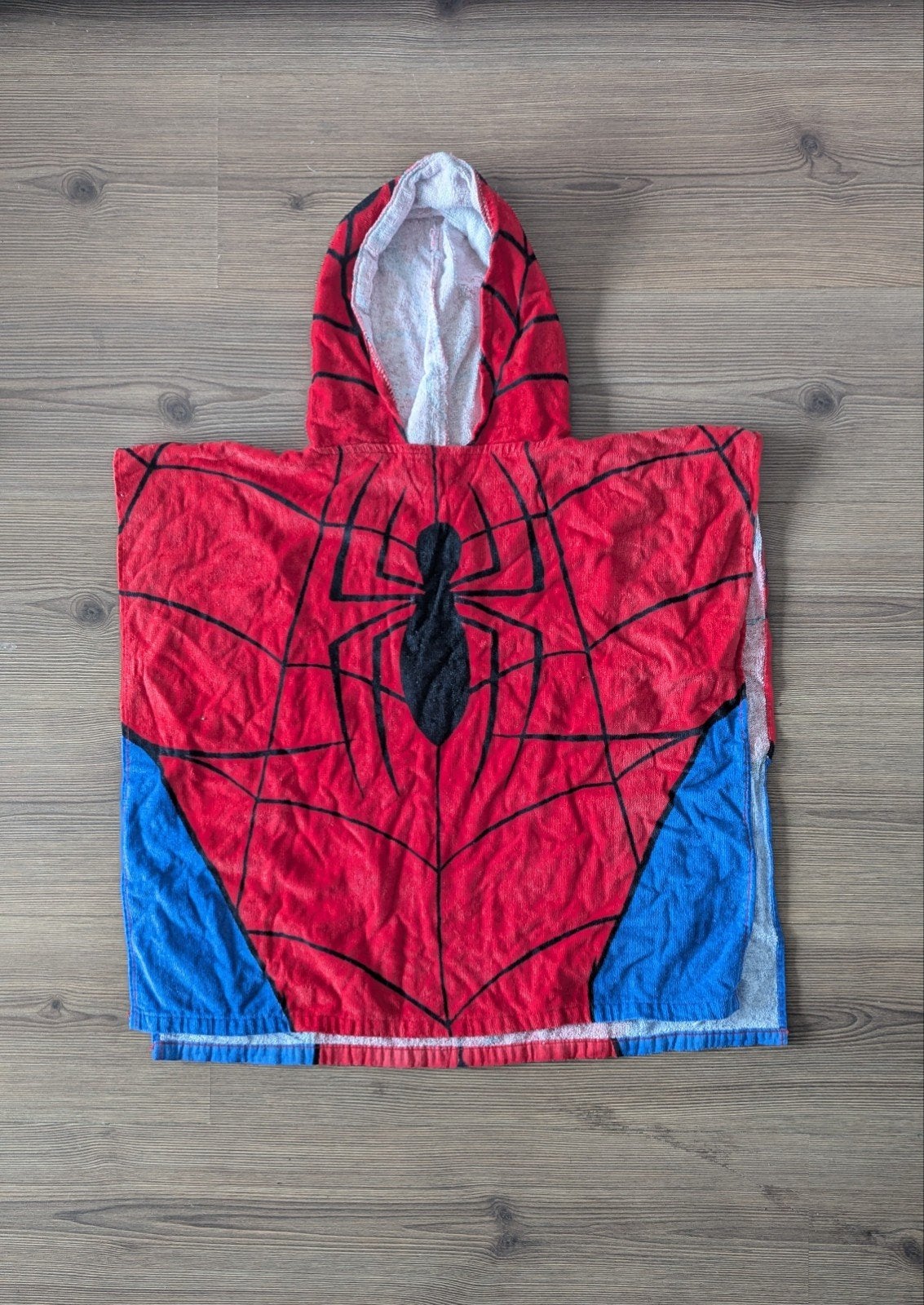Spiderman Poncho Handdoek - Ideaal voor Zwemmen/Strand, Ophalen of Verzenden, Gebruikt, Marvel, Jongetje