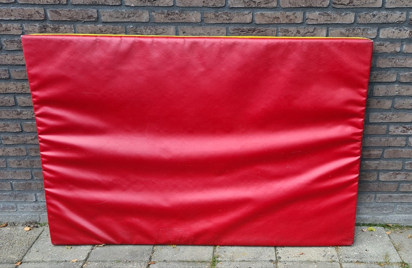 Janssen-Fritsen Turnmat - Rood/Geel - Klassiek Model, Ophalen, Zo goed als nieuw, Rood, Materiaal