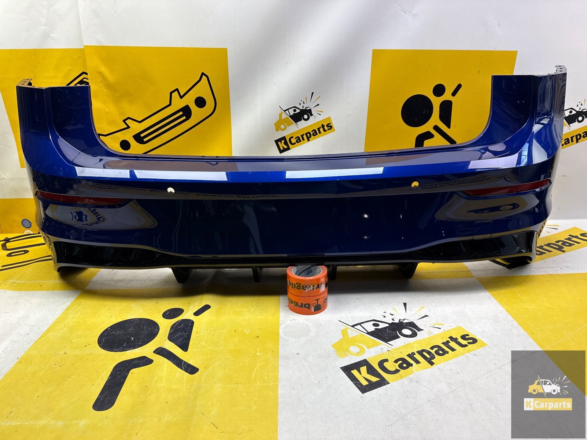 VW Golf 8 R VIII R R20 6XPDC Bumper 5H6807421E Achterbumper, Gebruikt, Volkswagen, Volkswagen AG, Achter