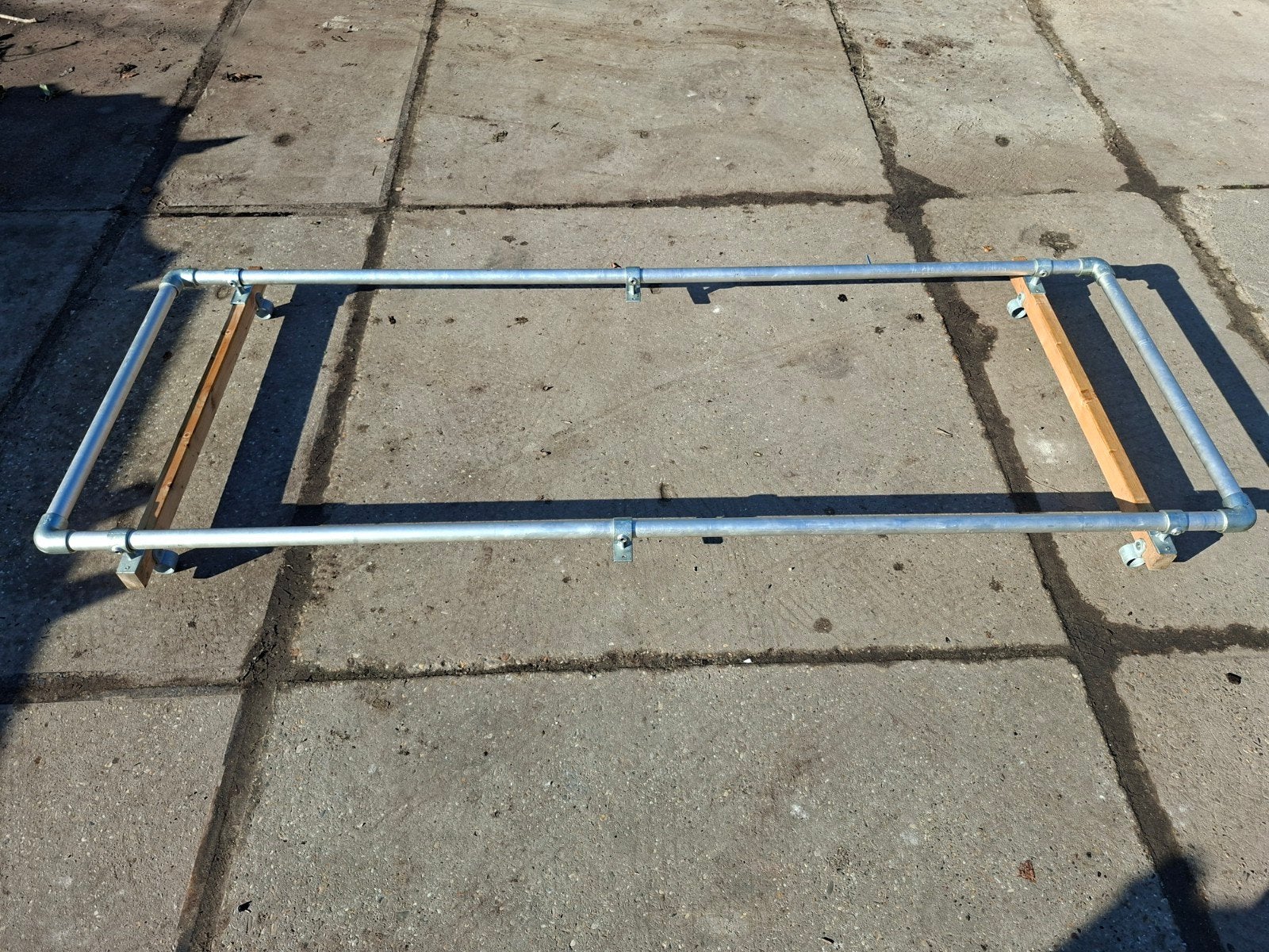 Aluminium Spandoek Frame 3x1 meter, Ophalen