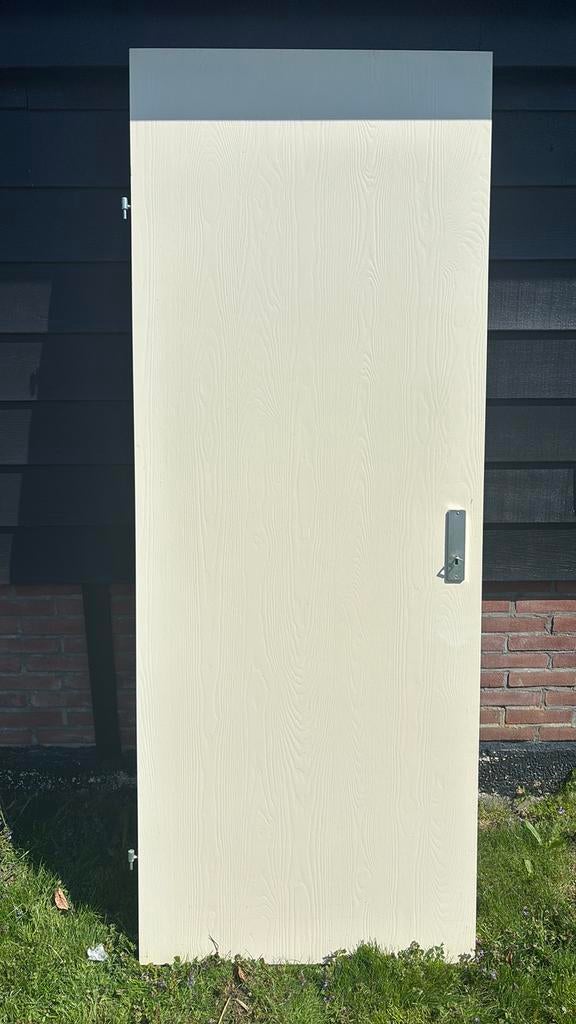 Te koop kastdeur / meterkast deur met slot 80 bij 210, Ophalen of Verzenden, Gebruikt