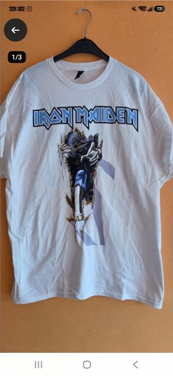 iron Maiden shirt, metallica bon jovi Crue Guns N Roses, Ophalen of Verzenden, Nieuw, Maat 56/58 (XL), Zwart
