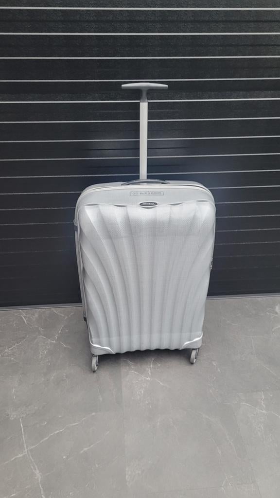 SAMSONITE C-LITE SPINNER 75CM ZILVER METALLIC, Ophalen, Gebruikt, Hard kunststof, 45 tot 55 cm