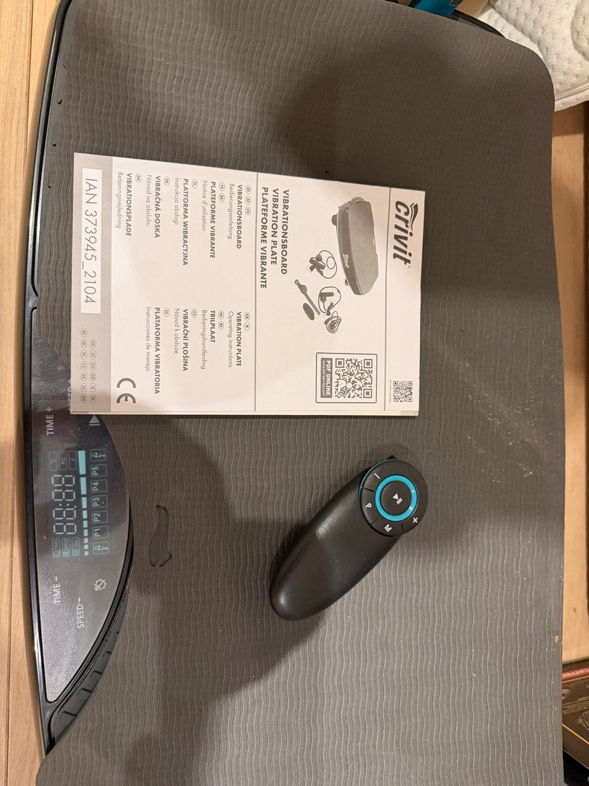 Crivit Vibratieplaat - Zo goed als nieuw, Ophalen, Zo goed als nieuw, Benen, Overige typen