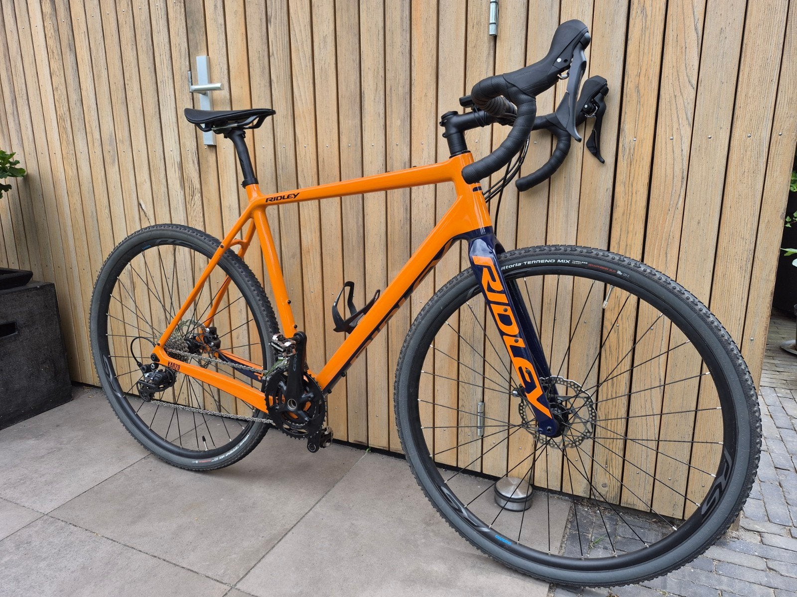 Ridley Kanzo Adventure Carbon Gravelbike GRX 2x10 Maat M, Zo goed als nieuw, 15 tot 20 versnellingen, Schijfrem, 53 tot 57 cm