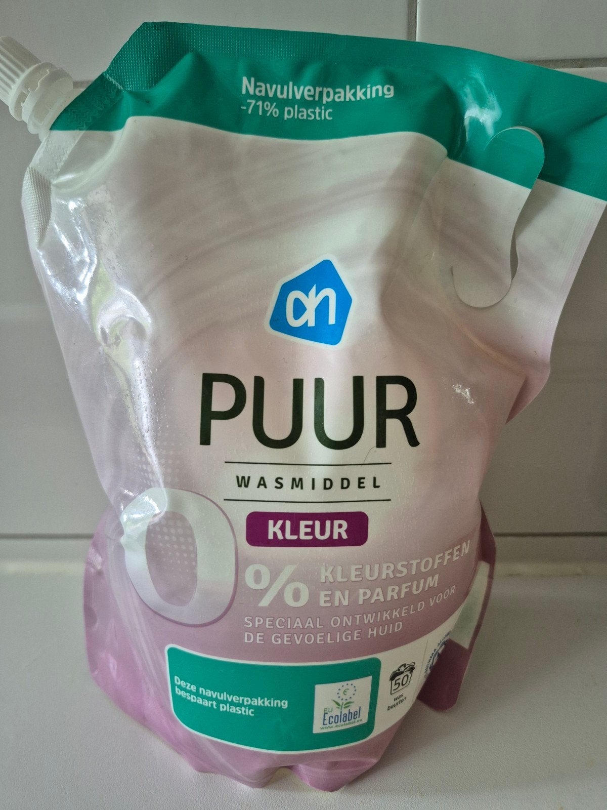 PUUR wasmiddel AH navul, Ophalen, Schoonmaakmiddel