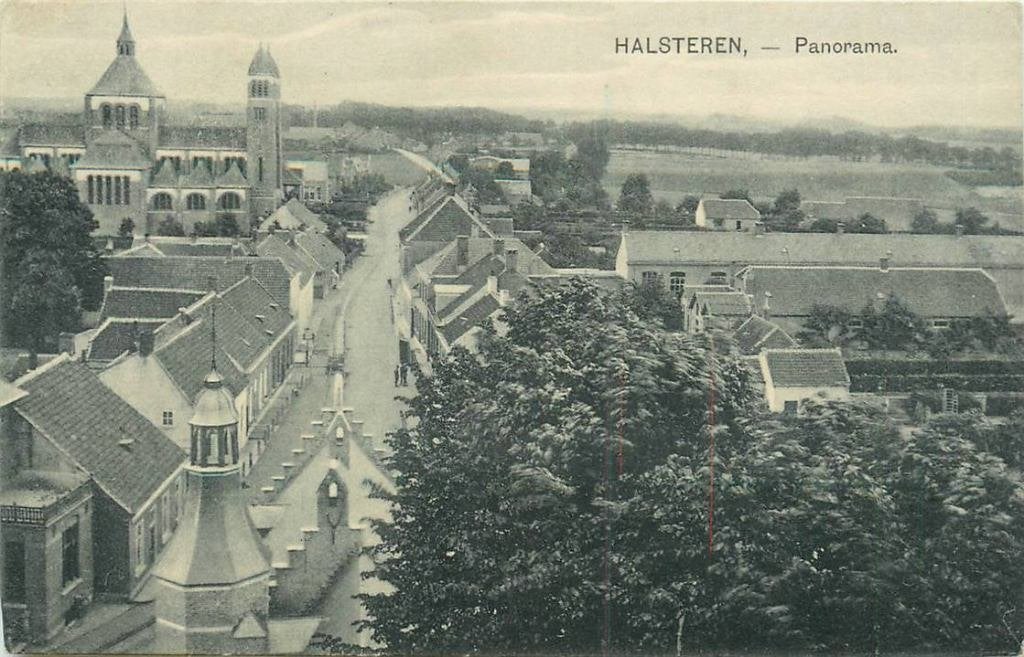 388-542-011 Halsteren Panorama, Verzenden, Voor 1920, Noord-Brabant
