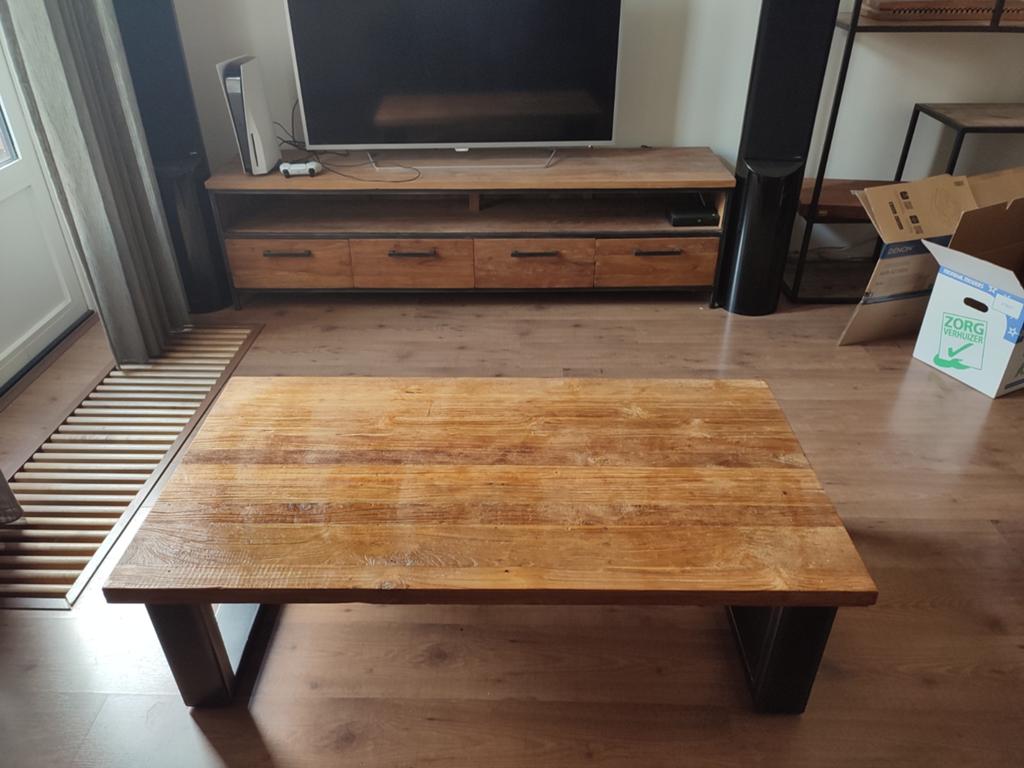 Meubelset: eettafel, tv-meubel, salontafel & stoelen, Ophalen, Rechthoekig, 50 tot 100 cm, Minder dan 50 cm