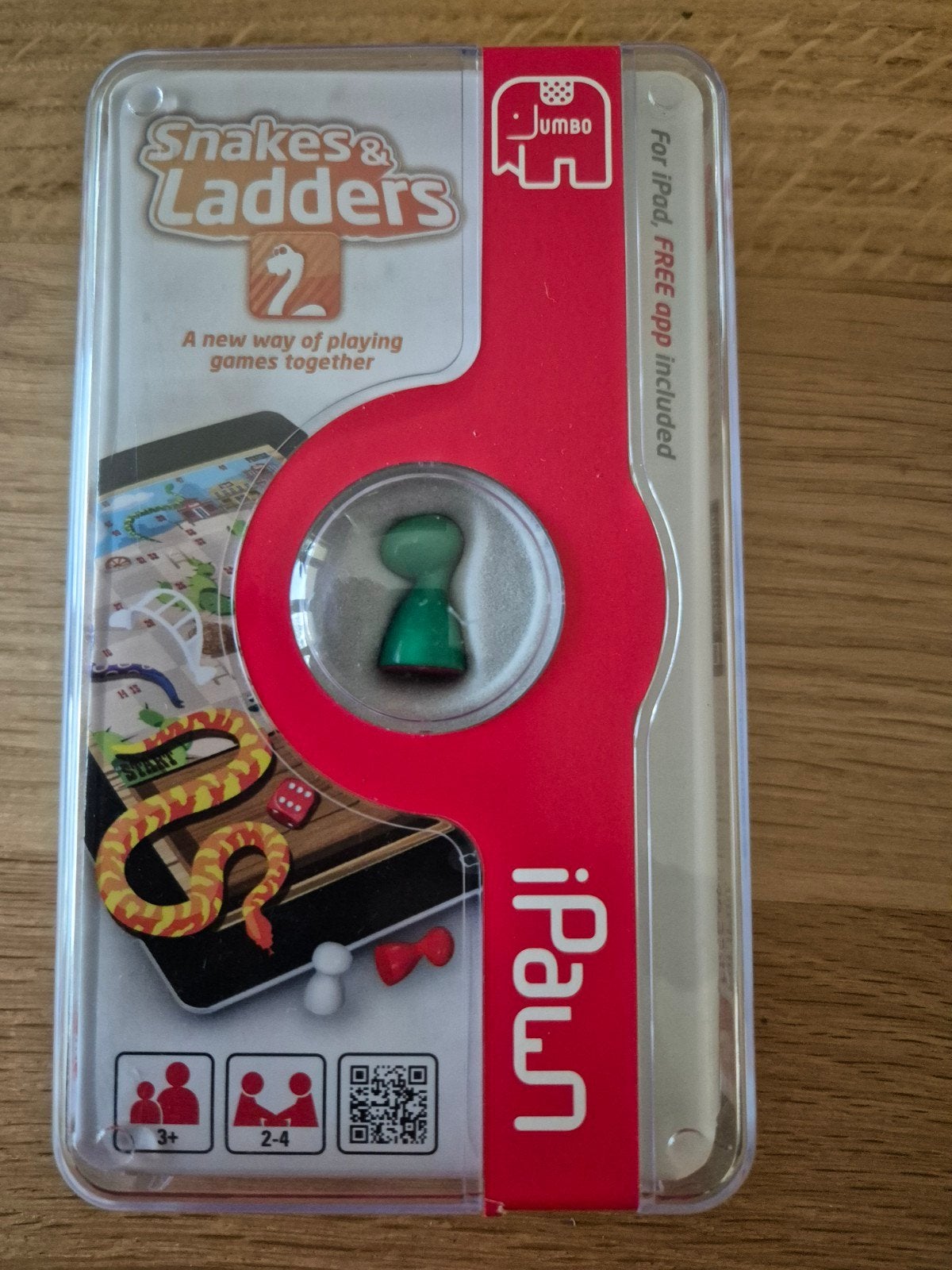 Snakes & Ladders iPawn Jumbo!, Een of twee spelers, Ophalen of Verzenden, Zo goed als nieuw, Jumbo