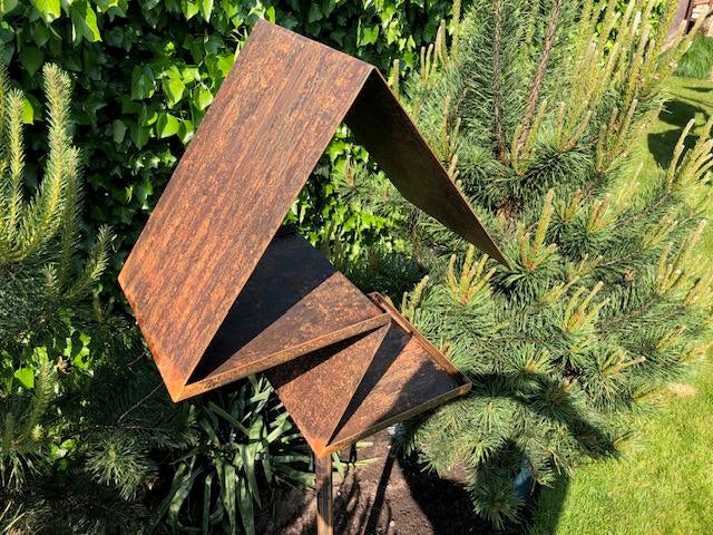 Vogel voederhuis Corten staal modern design, Ophalen of Verzenden, Nieuw