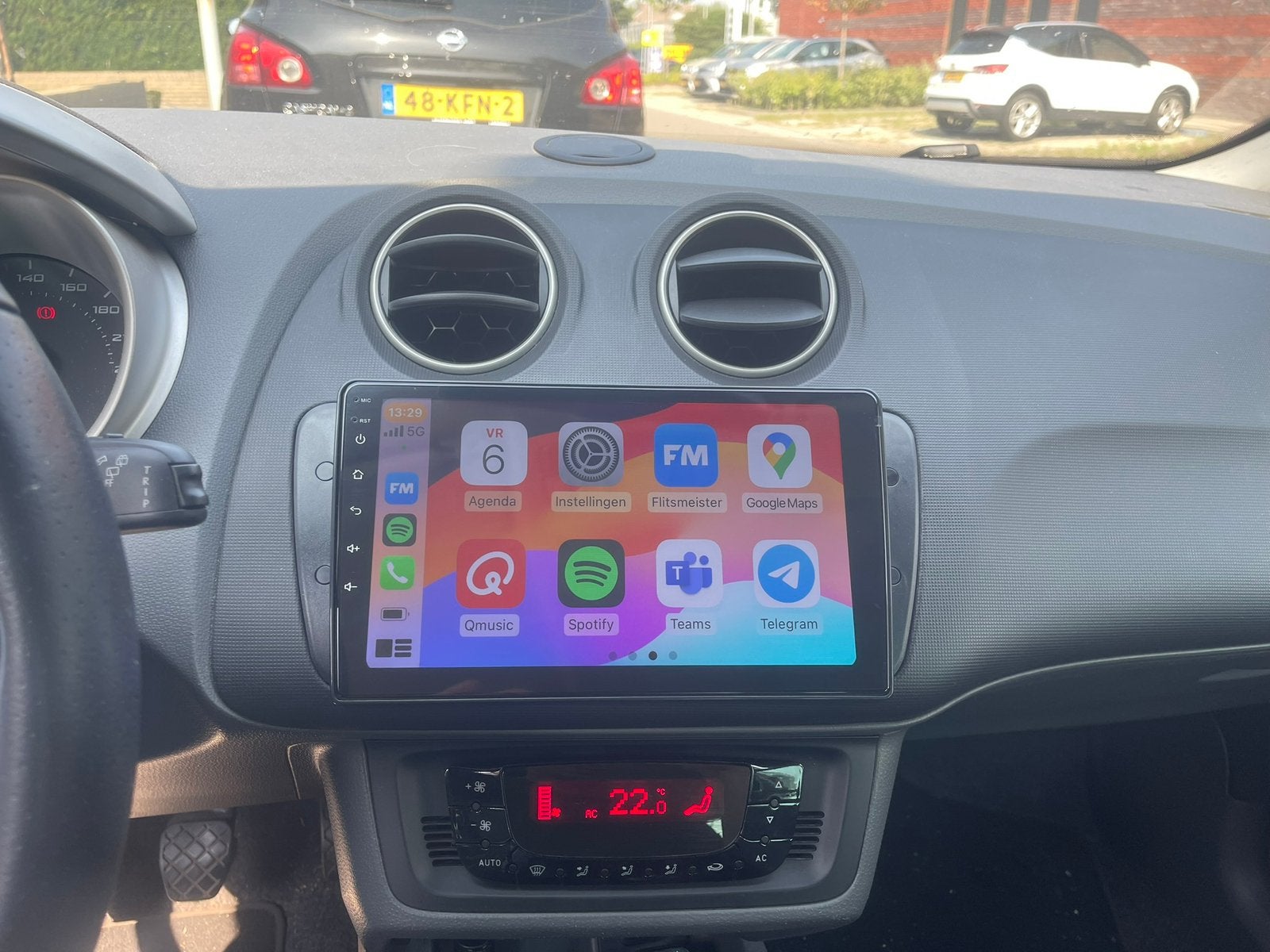 Seat Ibiza 6j Radio carplay en android auto scherm navigatie, Auto diversen, Ophalen of Verzenden, Nieuw