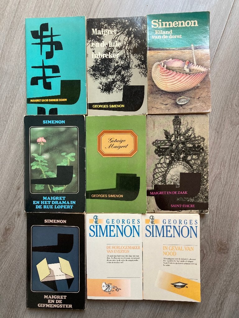9 pockets Georges Simenon, Ophalen of Verzenden, Gelezen, Georges Simenon