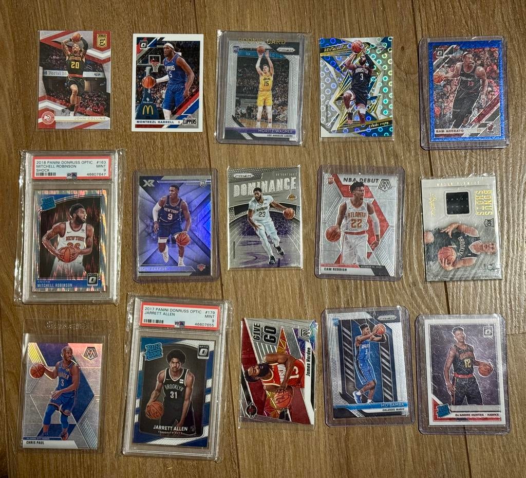 NBA Basketball cards lot RC PSA panini fleer patch kaartjes, Ophalen of Verzenden, Zo goed als nieuw, Meerdere plaatjes
