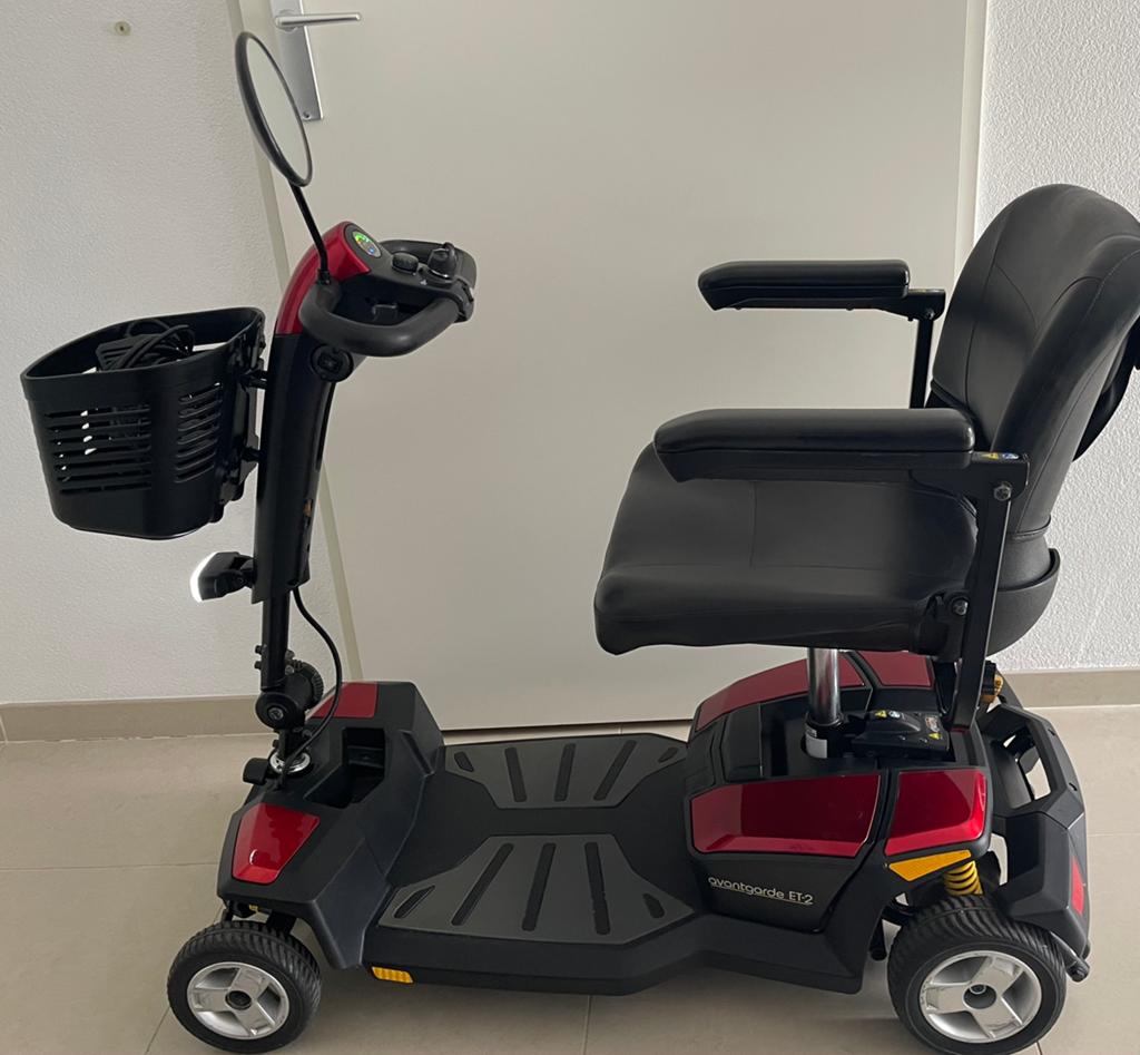 Pride Avantgarde ET-2 scootmobiel volledig geveerd, Ophalen