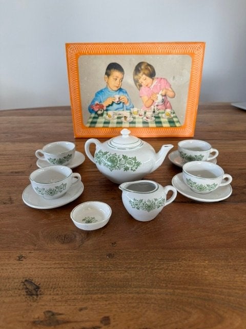 vintage kinderservies Douwe Egberts (jaren 60), Ophalen of Verzenden