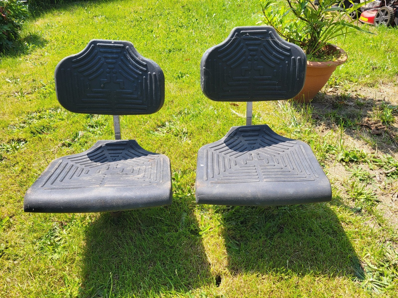 2 EBLO seats visbootstoelen, Ophalen, Gebruikt