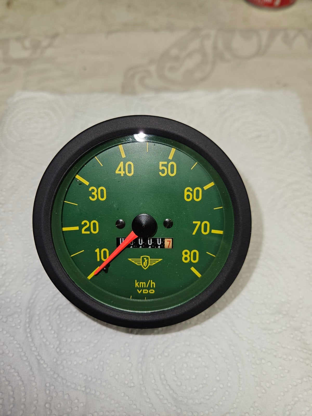 Groene VDO Km teller 80km/u, Ophalen of Verzenden, Zo goed als nieuw, Overige typen