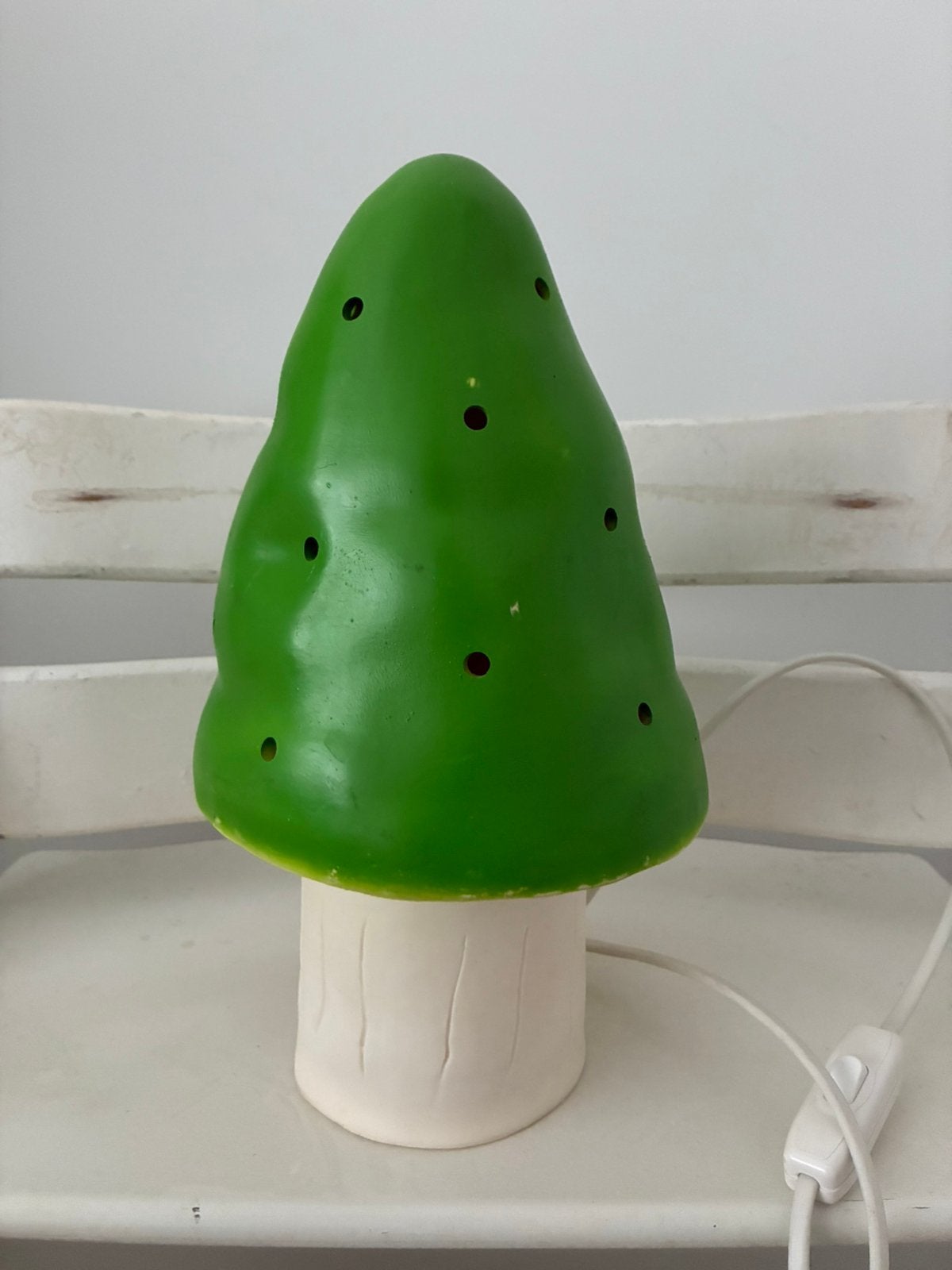 Heico paddestoellampje paddestoel lamp groen, Ophalen of Verzenden, Gebruikt, Lamp
