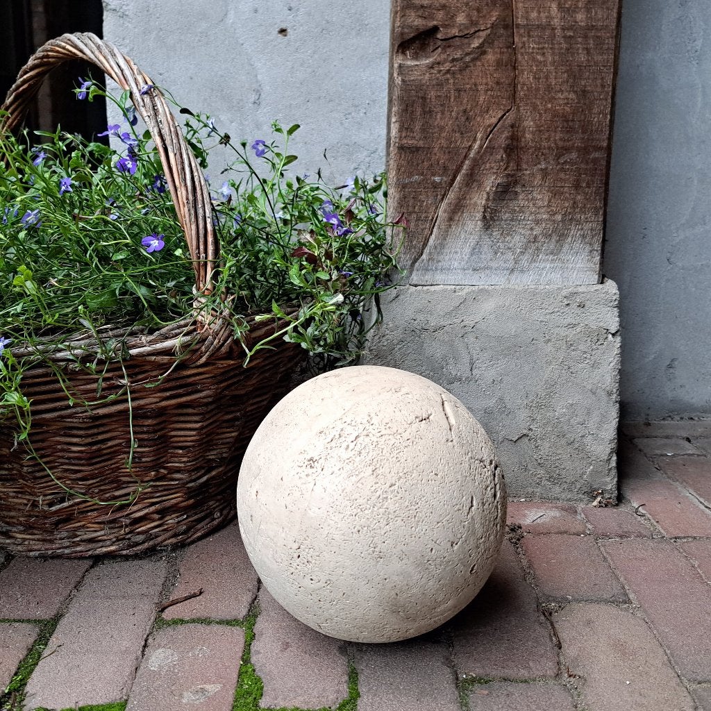 Decoratieve terracotta bal bol ø 16cm *Etage3*, ., Ophalen of Verzenden, Zo goed als nieuw, .