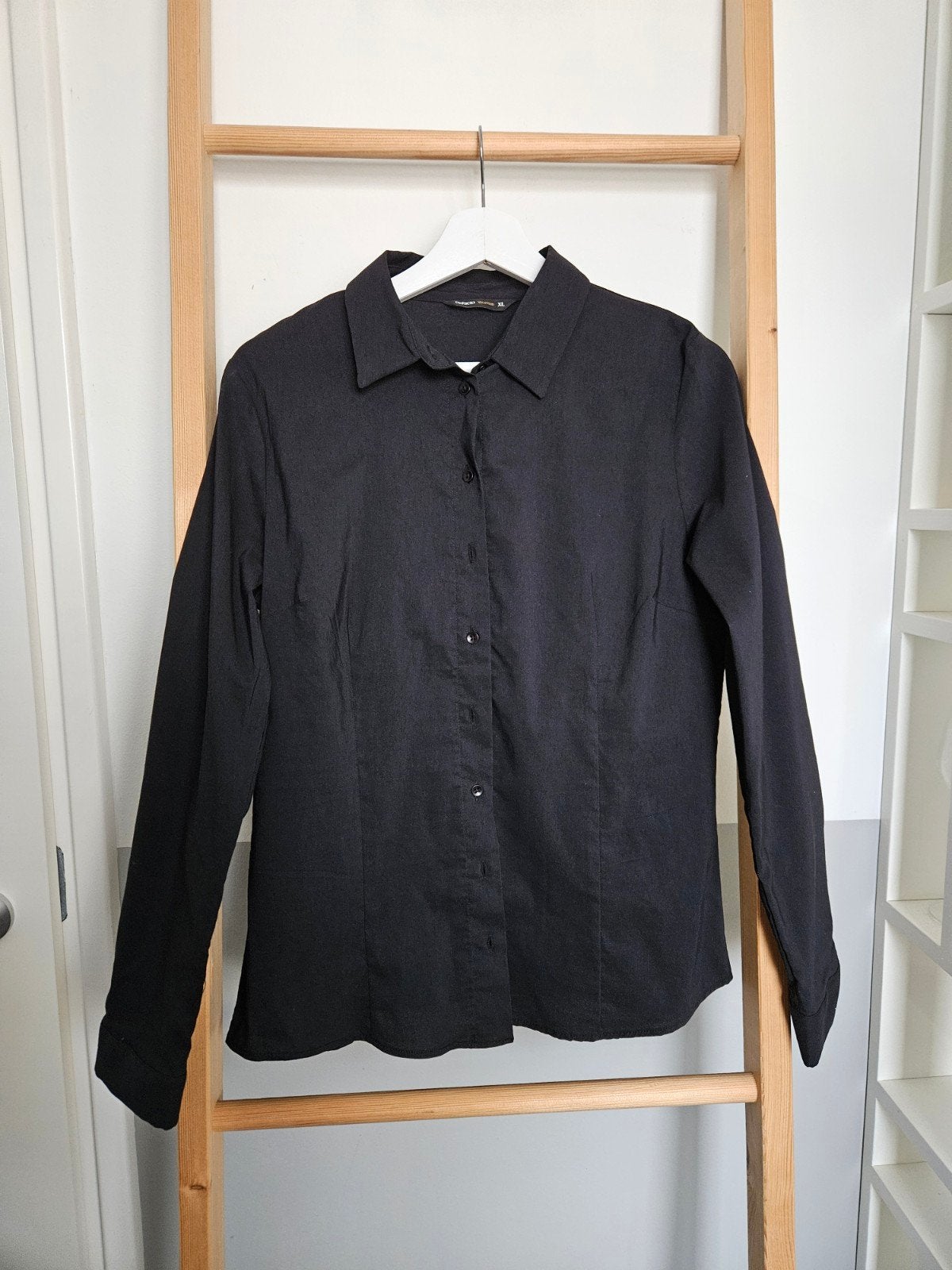 DeFacto Woman Zwarte Blouse Maat XL (valt als een M), DeFacto Woman, Ophalen of Verzenden, Zo goed als nieuw, Zwart