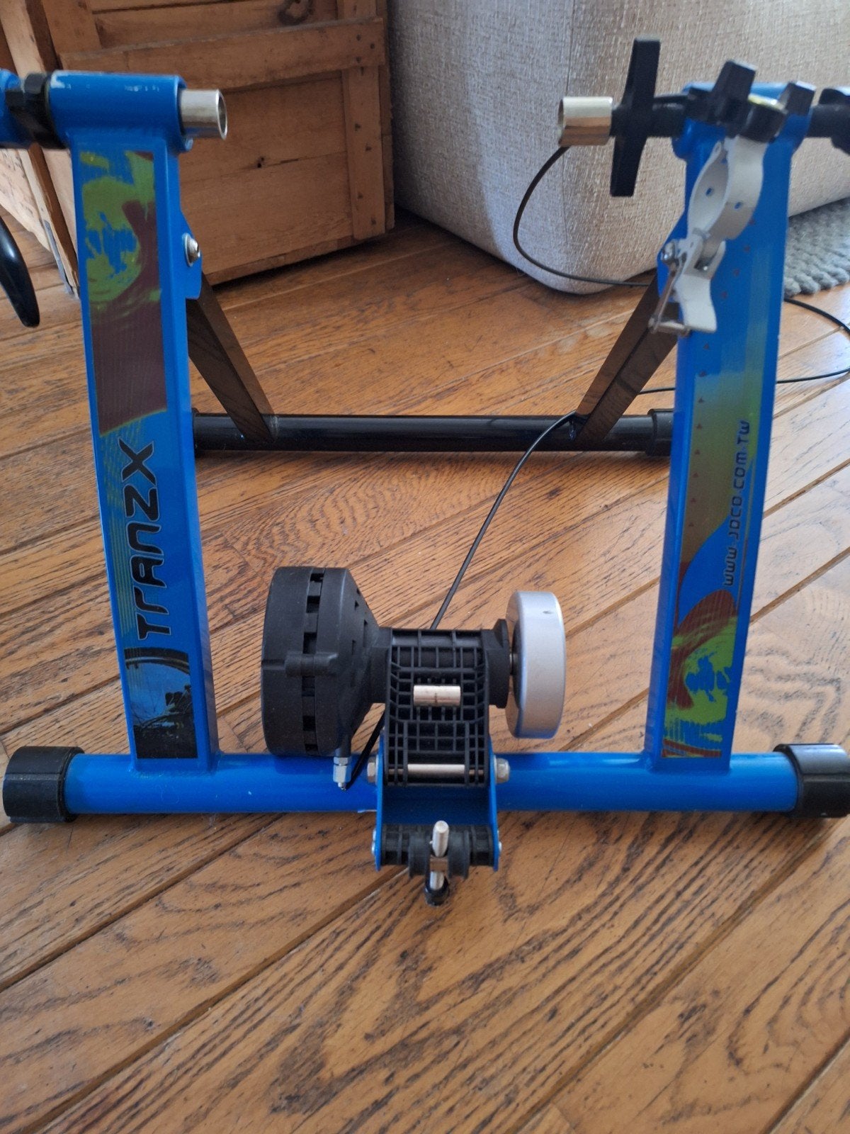 TranzX fiets trainer - Indoor fietstrainer, Minder dan 10 versnellingen, Gebruikt, Aluminium, Ophalen