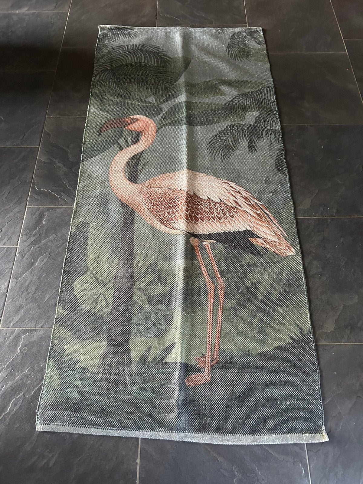 Kleed 180 x 80 - met flamingo afbeelding, Huis en Inrichting, Ophalen, Zo goed als nieuw
