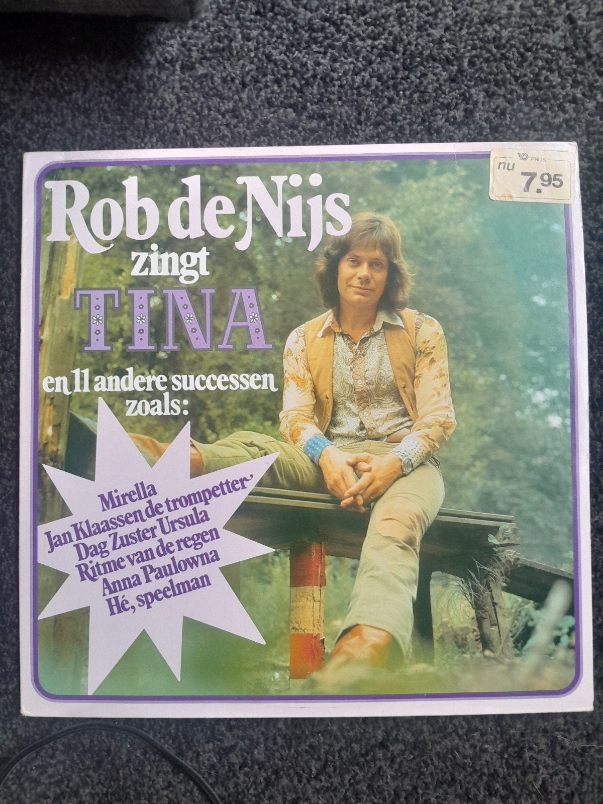 Rob de Nijs zingt Tina, Ophalen of Verzenden, Gebruikt, 12 inch, Levenslied of Smartlap