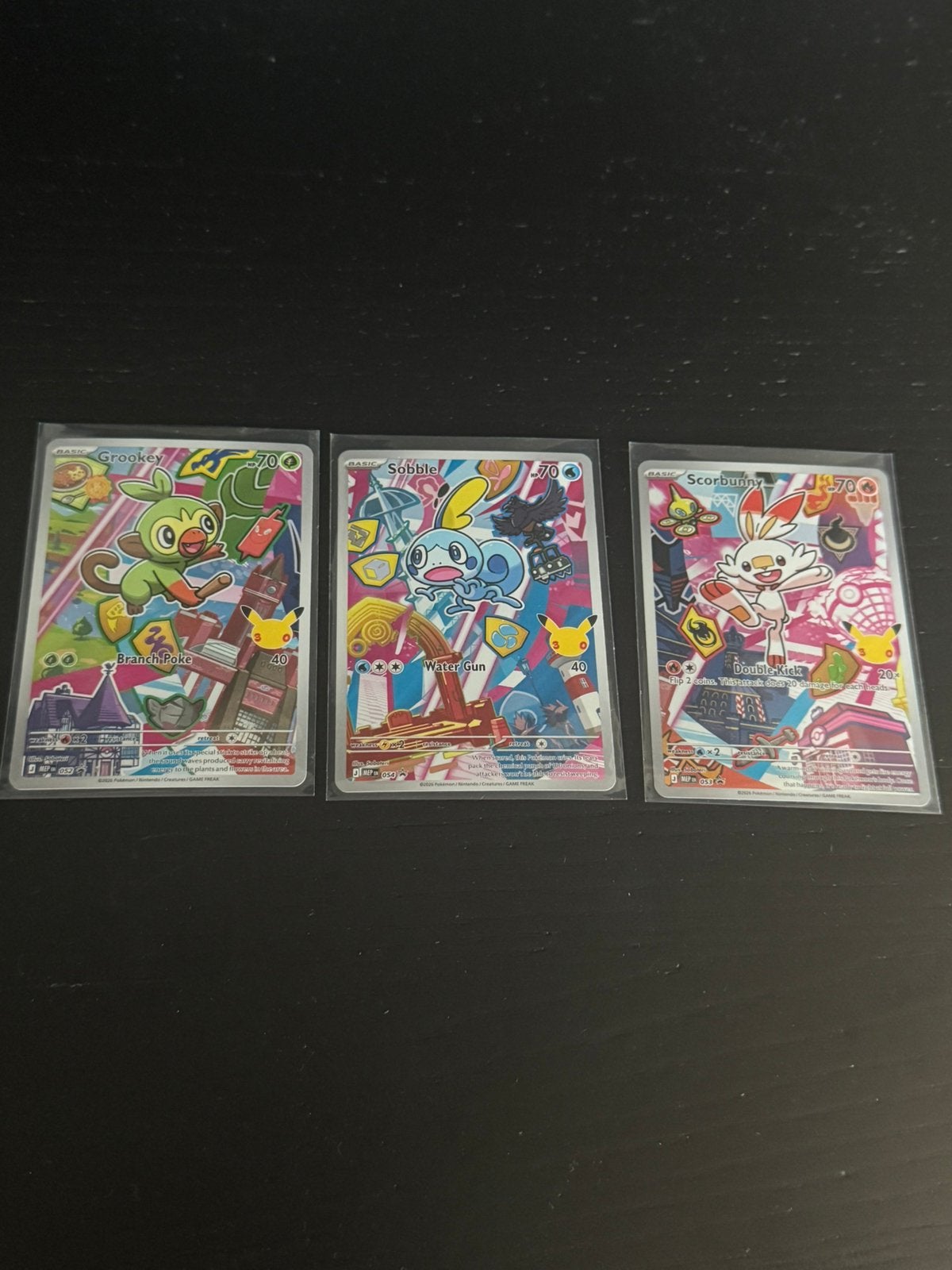 Pokémon First Partner 2 Gen 8 set, Ophalen of Verzenden, Zo goed als nieuw, Meerdere kaarten, Foil