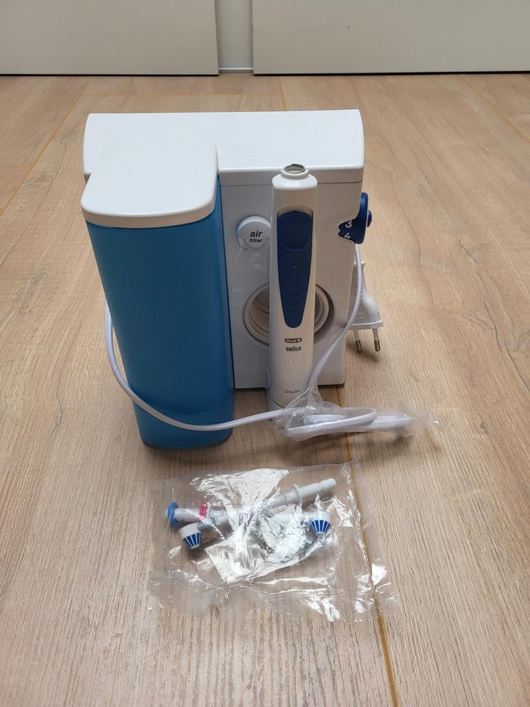 Oral-B OxyJet waterflosser blauw wit, Ophalen of Verzenden