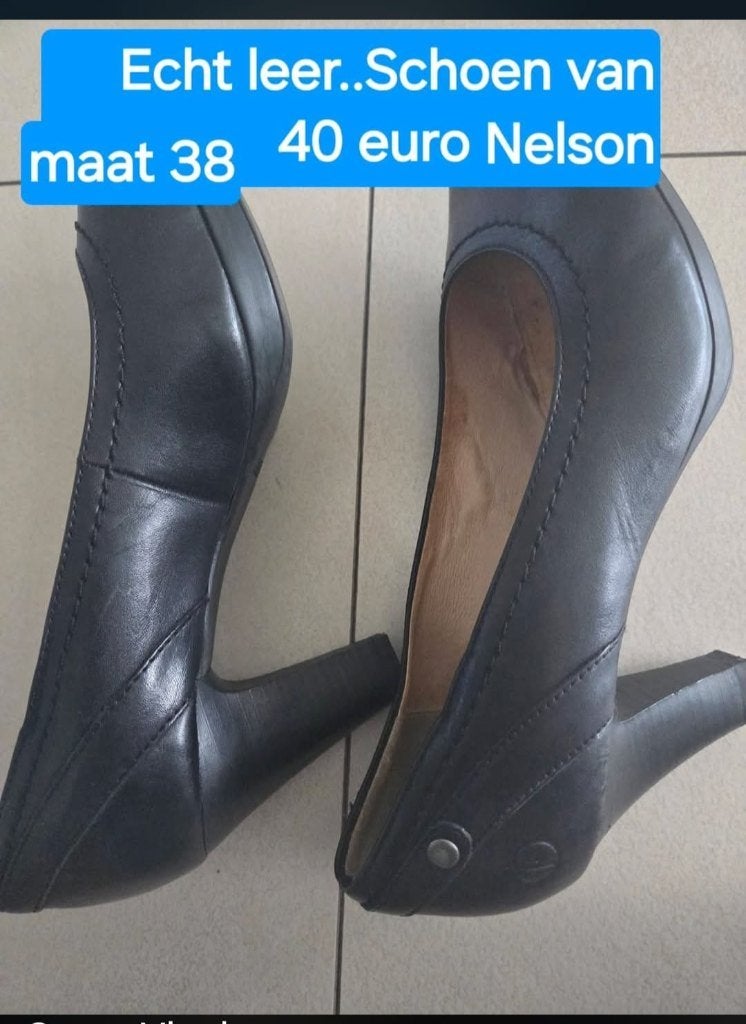 Dames schoen, Ophalen, Schoenen met lage hakken, Zwart, Zo goed als nieuw