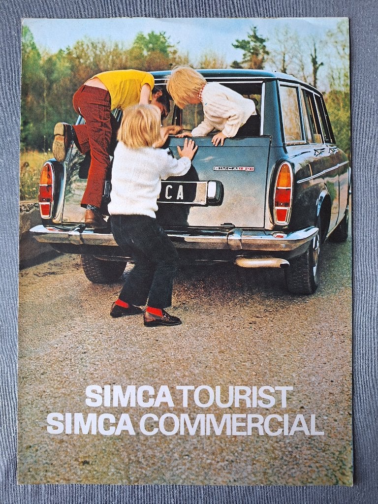 Brochure SIMCA TOURIST / COMMERCIAL - NL, Verzenden, Zo goed als nieuw, Overige merken