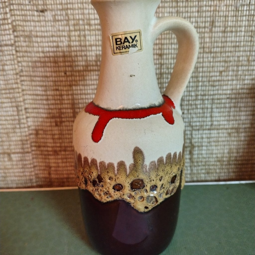 vintage keramische kan-vaas van Bay Keramik 71-20, Ophalen of Verzenden