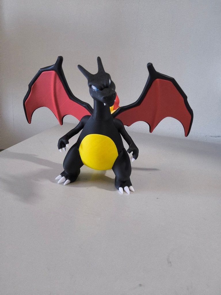 3D geprinte Pokemon Charizard X, Ophalen of Verzenden, Nieuw