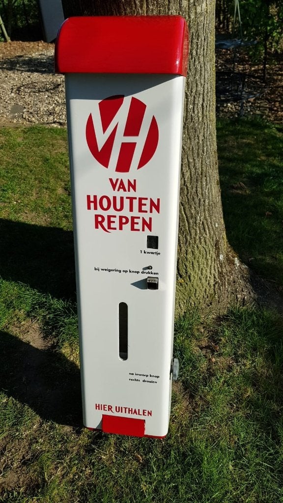 VAN HOUTEN chocolade repen automaat fifties sixties vintage, Ophalen, Gebruikt