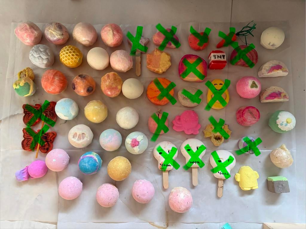Grote collectie van 56 Lush producten, Ophalen of Verzenden, Nieuw, Bad & Douche