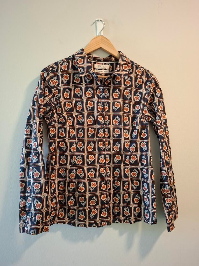 Seasalt Cornwall blouse van organic katoen, maat M, Seasalt Cornwall, Ophalen of Verzenden, Zo goed als nieuw, Maat 38/40 (M)
