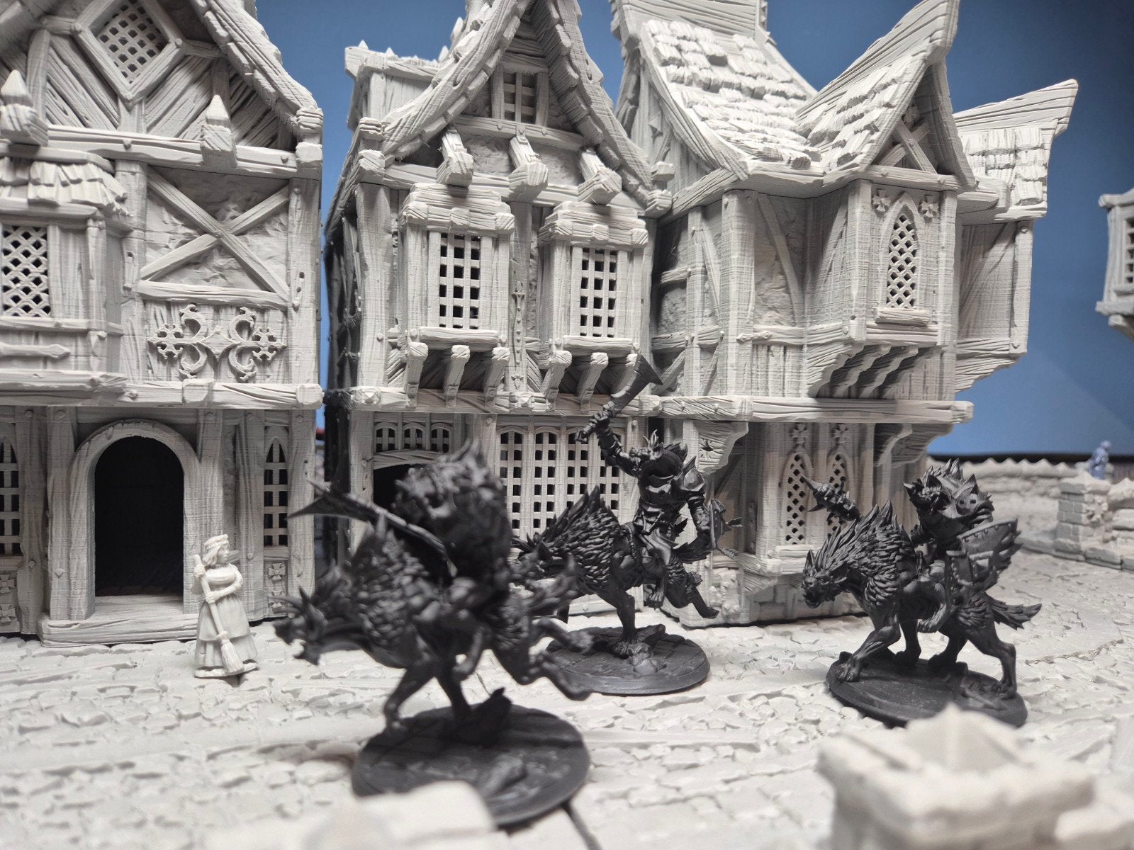 Gnoll Hyena Riders D&D Miniaturen, Ophalen of Verzenden