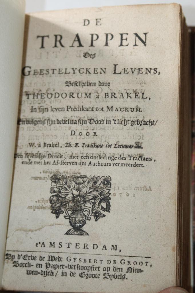 Th. a Brakel - Trappen des Geestelyken Levens (incompleet), Ophalen of Verzenden, Gelezen, Christendom | Protestants
