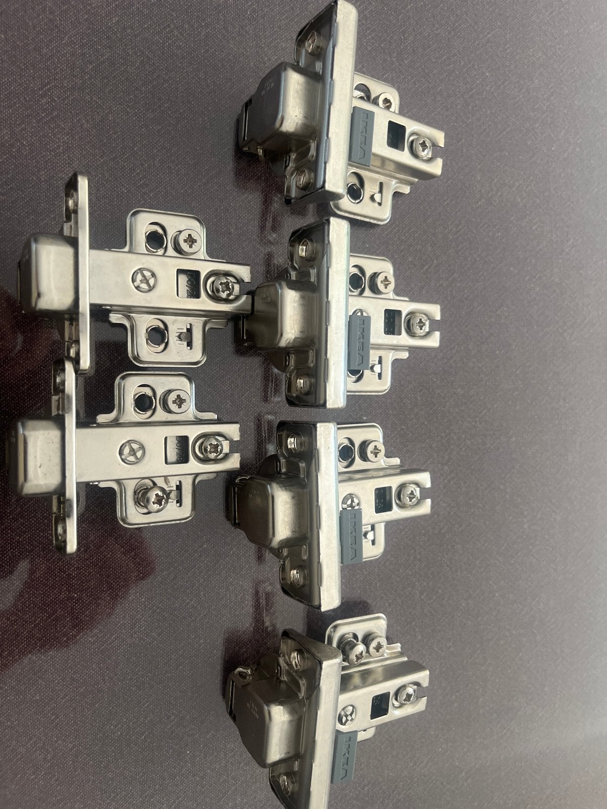 IKEA kastscharnieren - Set van 6 stuks, Ophalen, Zo goed als nieuw