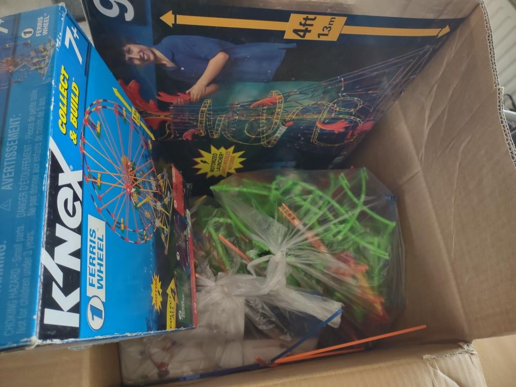 K'NEX Ferris Wheel en Roller Coaster, Ophalen, Gebruikt, Jongen of Meisje