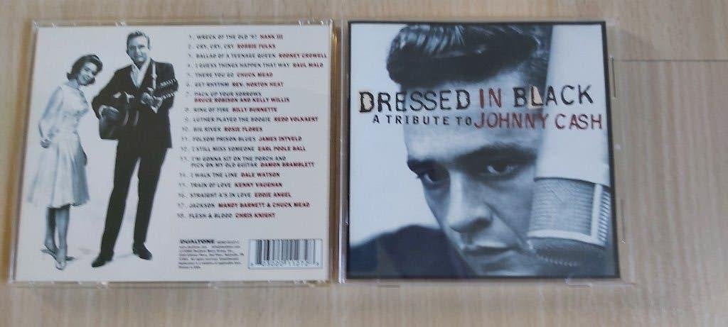 Johnny Cash Tribute Dressed in Black CD (R Crowell,Raul Malo, Pop, Ophalen of Verzenden, Zo goed als nieuw, Album
